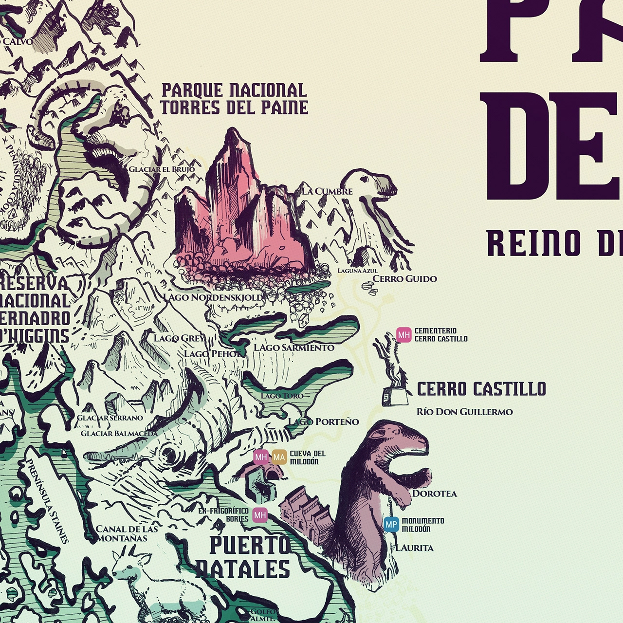 Mapa de Magallanes